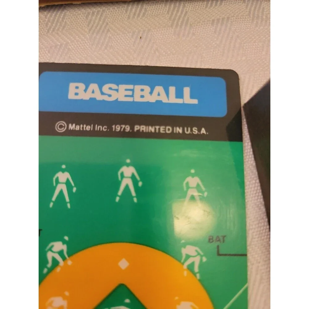 Intellivision Game Major League Baseball Complete in (Damaged)Box w/Manual 1979